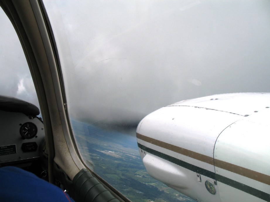 Seneca's right engine.  Langley Flying School.